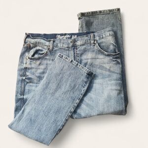 Wrangler Retro Slim Boot Cut Vintage Men's Light Blue Jeans 38/30